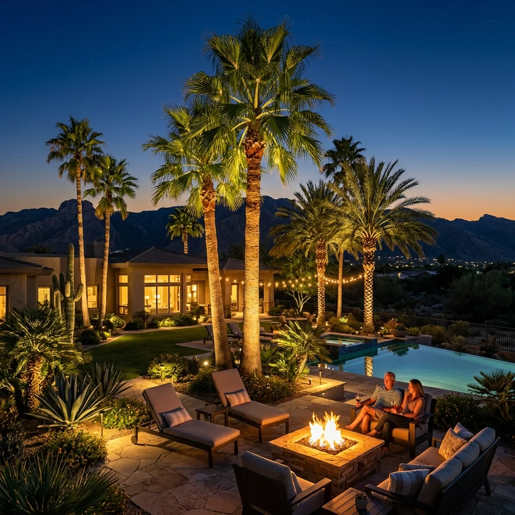Brighten Your Arizona Evenings: Palm Tree Lighting for Any Occasion
